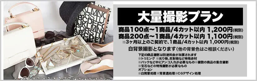 大量撮影プラン